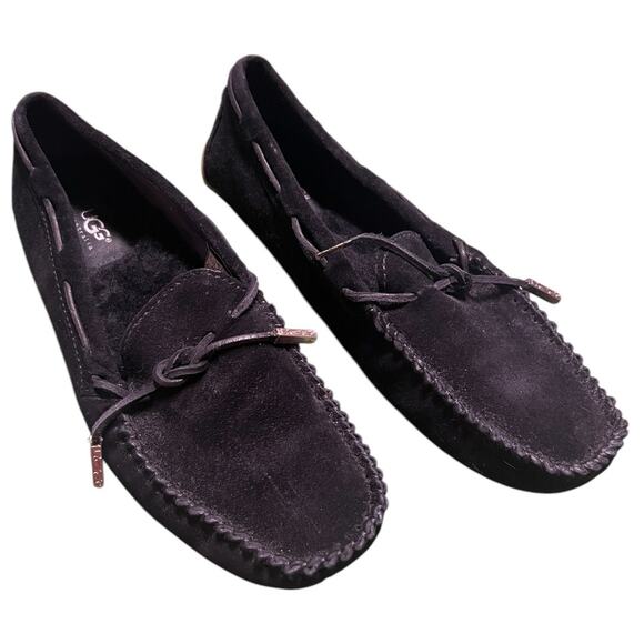 Ugg Black Dakota Moccasin Size 8.5 - Picture 1 of 6